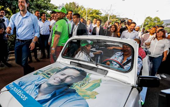 Celeste Inversiones SAS le aportó más de 35 millones a la campaña de los Independientes para la Alcaldía de Medellín en 2019. Luego su facturación se multiplicó por más de 20 veces en el mismo año. FOTO juan antonio sánchez 