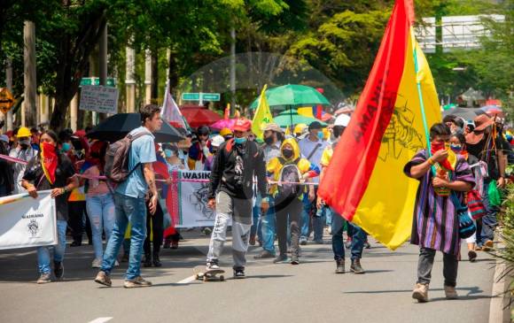 Para este miércoles, pese al llamado del Gobierno a no hacerlo, hay convocadas marchas de protesta en Medellín. FOTO CARLOS VELÁSQUEZ