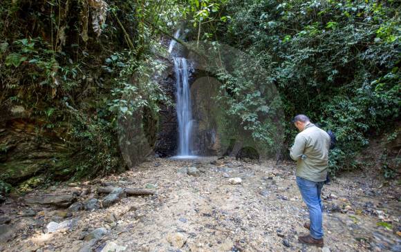 Uno de los sitios más concurridos de El Romeral es Quebrada Grande (foto), a donde asisten bañistas, en especial los fines de semana. FOTO edwin bustamante