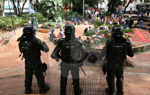 La Procuraduría informó que abrió investigación contra el comandante del Esmad en Medellín. FOTO EDWIN BUSTAMANTE
