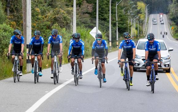 Será la primera vez que la formación medellinense dispute la Vuelta al Táchira. FOTO JAIME PÉREZ