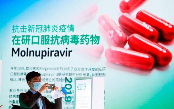 El molnupiravir es el segundo tratamiento oral contra covid aprobado por la FDA. FOTO GETTY.