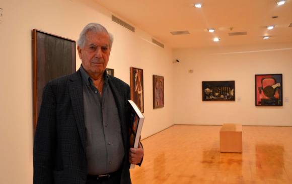 Vargas Llosa en la Casa de la Moneda de Bogotá. FOTO COLPRENSA.