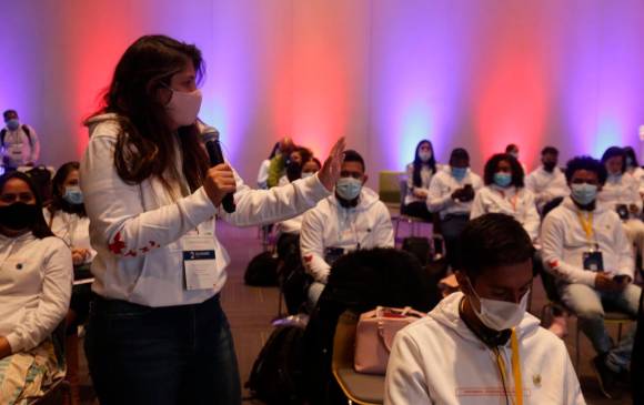 Este 2 de diciembre se llevó a cabo el primer Foro Internacional de Juventudes en Bogotá. FOTO Cortesía Usaid