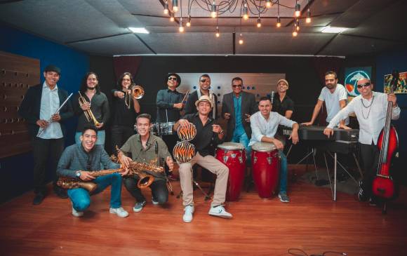 Este año lanzaron el séptimo álbum ‘Salsero 20 Aniversario’ compuesto por ocho canciones. FOTO cortesía Victoria Giraldo 