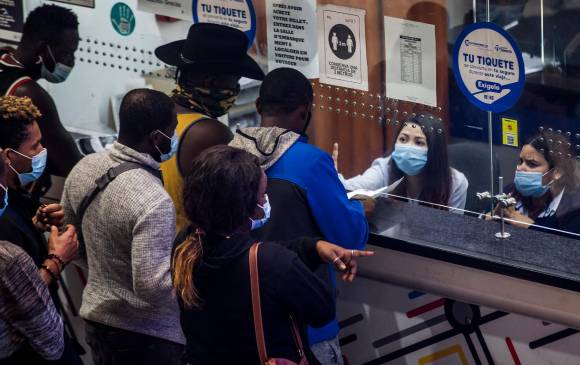 Migrantes haitianos llegarán a la Terminal del Norte y luego a la del Sur para viajar al sur del país. FOTO: JULIO HERRERA