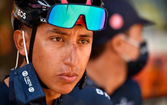 El ciclista colombiano Egan Bernal sigue con su recuperación, tras el accidente que sufrió durante un entrenamiento en tierras de Cundinamarca. FOTO ARCHIVO