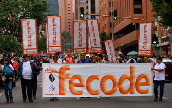 En declaraciones Fecode afirmó que en el país hay escuelas sin agua, sin elementos de bioseguridad y sin maestros para el regreso presencial a las aulas. FOTO: COLPRENSA.