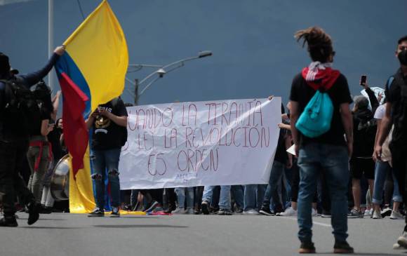 Así avanza la jornada de protestas en Antioquia 