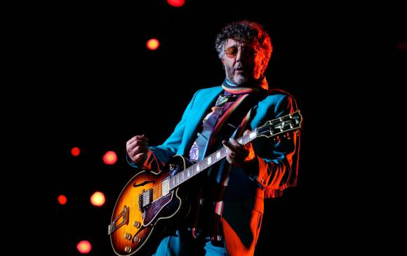 Fito Páez en concierto en Bogotá, el 1 de julio de 2019, en Rock al Parque. Foto Archivo.
