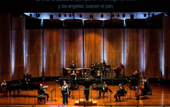La orquesta se presentó en la noche del sábado con un aforo reducido de público. Foto: Jaime Pérez