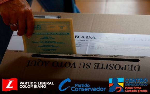 El Centro Democrático y los partidos Liberal y Conservador obtuvieron la mayor cantidad de votos. El Pacto también logró su cuota. FOTO Edwin Bustamante