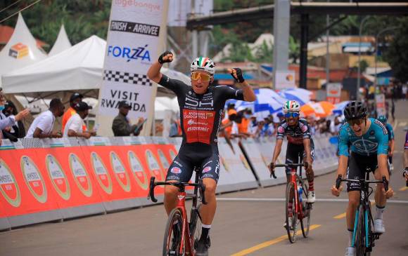 Desde el inicio del Tour de Rwanda el deportista de Pácora había mostrado sus intenciones. Foto: @tour_du_Rwanda.