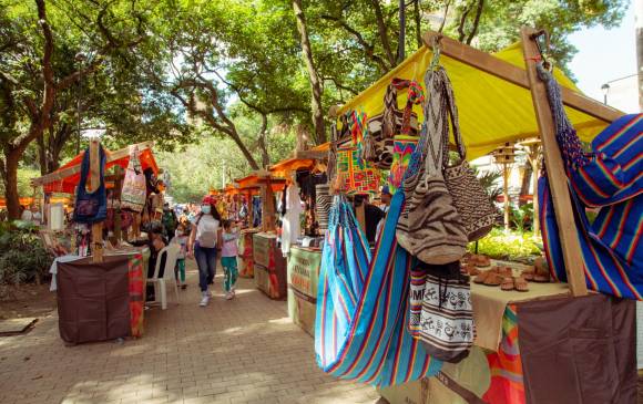El mercado artesanal de Sanalejo se realiza en Medellín desde hace 45 años. FOTO CORTESÍA