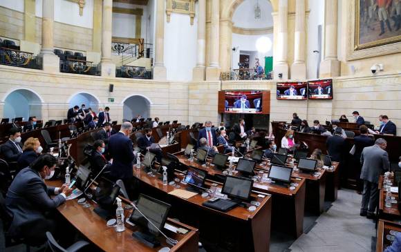 Imagen de referencia del Congreso de la República. FOTO: COLPRENSA