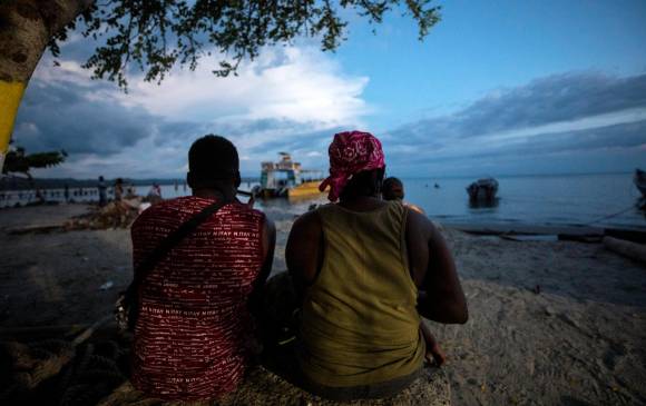 Más de 12.000 personas estuvieron bloqueadas en Necoclí, en el Urabá, entre junio y julio. FOTO Camilo Suárez