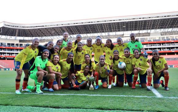 Colombia ganó los dos encuentros ante su similar de Ecuador. FOTO TOMADA DE TWITTER @FCFSeleccionCol