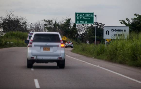 Aspecto general de uno de los tramos de la Ruta del Sol. FOTO JULIO HERRERA