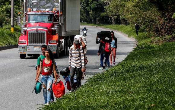 Según Migración Colombia, cerca de 966.000 venezolanos se encuentran de manera irregular en territorio colombiano, esto es el 56 % de los 1,7 millones registrados en total. FOTO Jaime pérez