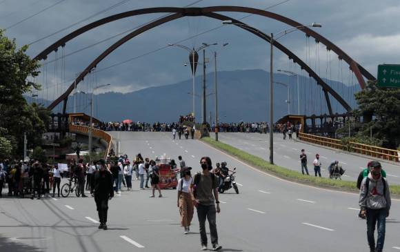 Así avanza la jornada de protestas en Antioquia 