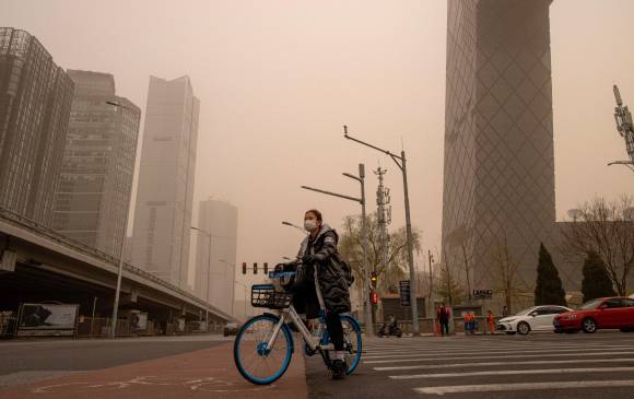 Son varias ciudades de China que se han visto afectadas este domingo por la tormenta. FOTO EFE