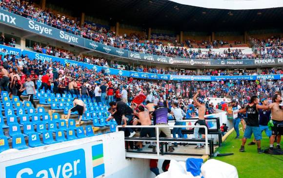 Los hechos ocurrieron en el estadio Corregidora, de Querétaro. Foto Cortesía 