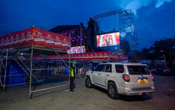 Empresarios que crearon los autoconciertos suspendieron la actividad indefinidamente y les preocupa el 2021. FOTO EDWIN BUSTAMANTE