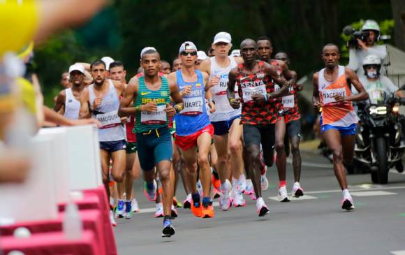 Los atletas colombianos compitieron en la maratón en la tarde de este sábado festivo. FOTOS Cortesía Comité Olímpico Colombiano