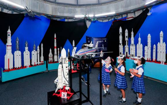 Actualmente en el planetario de La Enseñanza se exhibe una exposición de vehículos espaciales. Foto: Jaime Pérez.