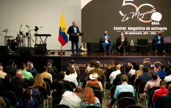 El presidente Iván Duque hizo parte del evento de celebración. FOTO PRESIDENCIA