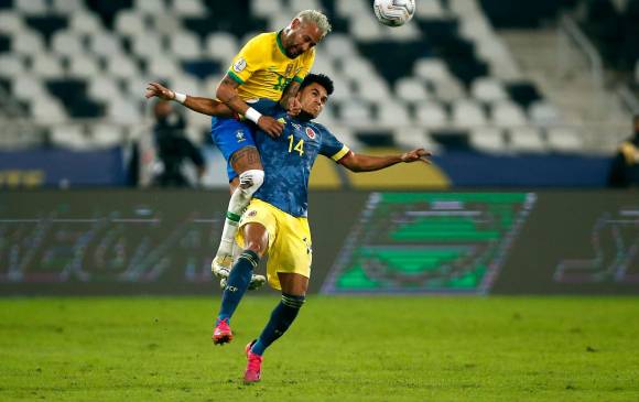 Neymar y Luis Díaz, figuras de Brasil y Colombia que estarán presentes en este nuevo compromiso. FOTO Getty