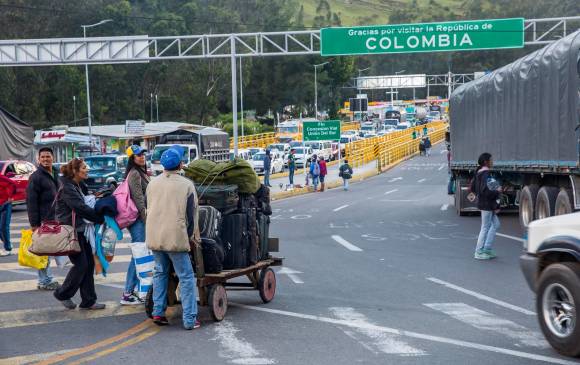 La frontera con Ecuador fue una de las que se reabrió este miércoles. FOTO CARLOS VELÁSQUEZ