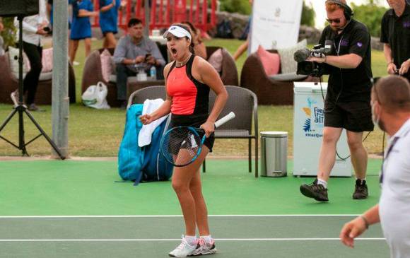 Camila Osorio ascendió en la WTA. FOTO @CamiOsorioTenis
