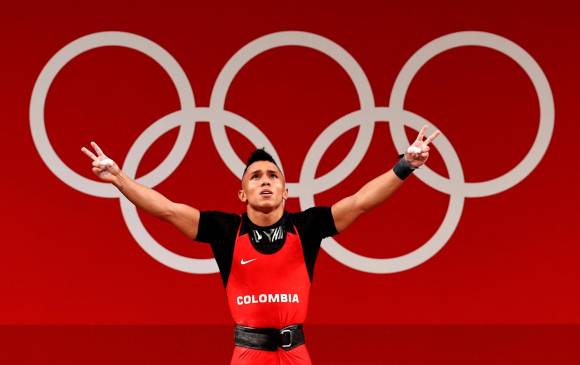  Luis Javier Mosquera le da la primera medalla a Colombia en los Olímpicos de Tokio. Foto Getty Images