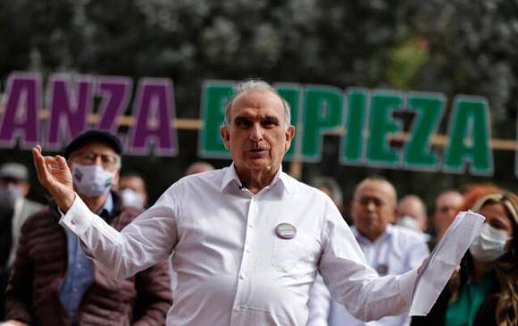 Humberto De la Calle, candidato al Senado. FOTO COLPRENSA Álvaro Tavera.