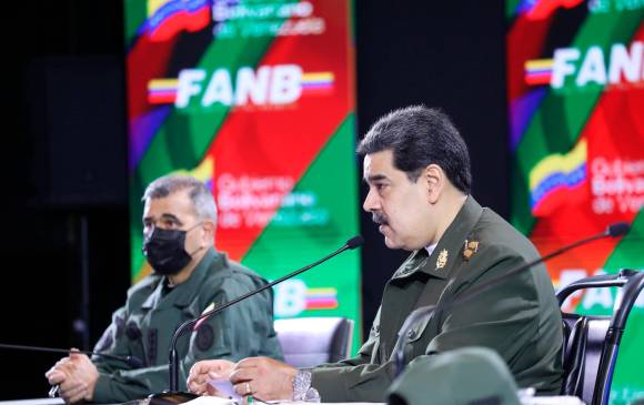 El presidente de Venezula, Nicolás Maduro, retiró a su delegación de la mesa de diálogos con la oposición en México. Foto: EFE