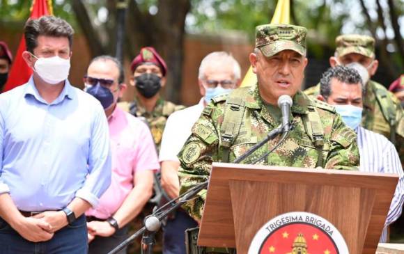 Los detalles fueron entregados en rueda de prensa en Cúcuta liderada por el Ministro de Defensa. FOTO Presidencia de la República.