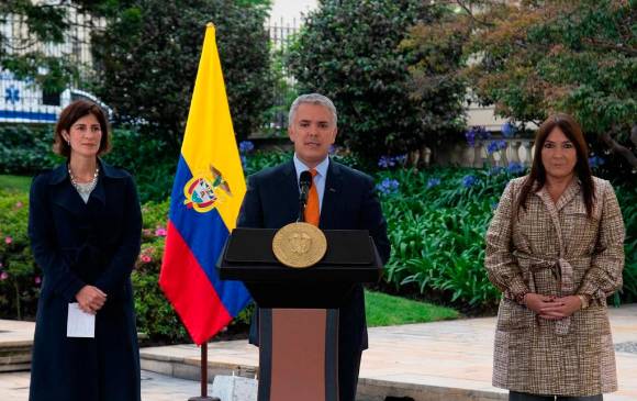 El presidente Iván Duque anunció un millón más de beneficiarios para el programa Ingreso Solidario. FOTO: CORTESÍA. 