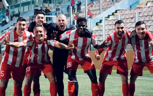 Robinson Blandón (#23), antioqueño que juega en Malta y se inició en la escuela de la Liga.