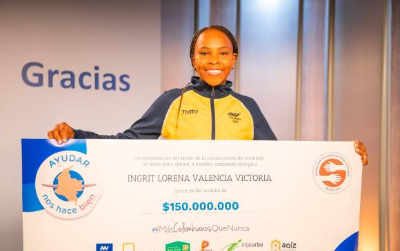 Con esta donación, la ganadora de bronce en Río 2016 recuperó la inversión inicial de la casa. FOTO Mindeporte