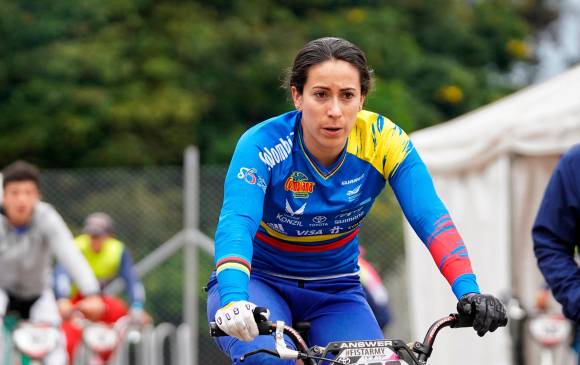 La antioqueña Mariana Pajón ganó en el Campeonato Panamericano que se disputa en Lima, Perú. FOTO COLPRENSA 