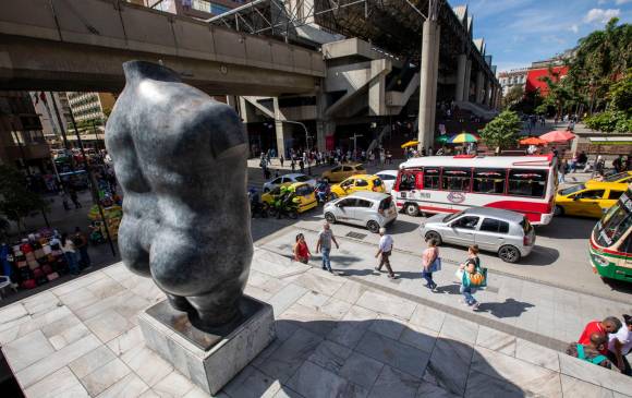 La escultura del maestro Fernando Botero ha sido testigo del cambio y la transformación de la ciudad. Foto: Edwin Bustamante