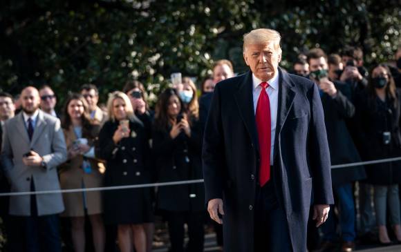 Trump dijo en un comunicado que ya devolvió los documentos que sacó de la Casa Blanca. FOTO Getty