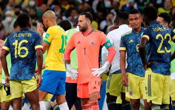 Colombia completó cuatro partidos sin ganar en la Eliminatoria a Qatar-2022. FOTO EFE