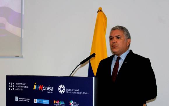 Iván Duque, presidente de Colombia. FOTO: EFE