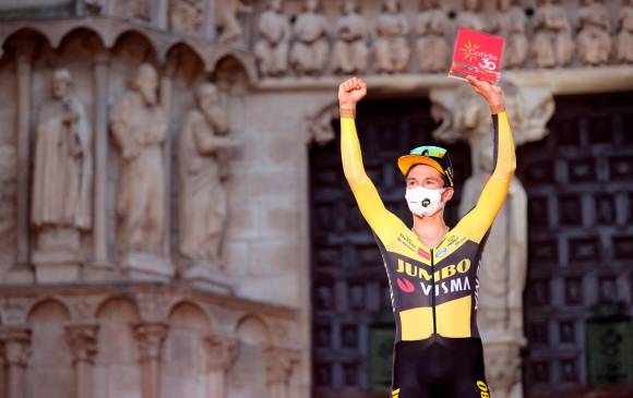 Primoz Roglic, primer líder. FOTO EFE
