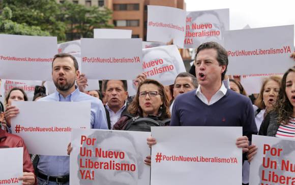 La familia Galán Pachón lideró manifestaciones públicas en las que se pedía el restablecimiento de la personería jurídica del Nuevo Liberalismo. FOTO COLPRENSA