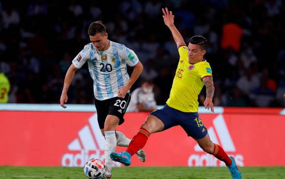 Tras la derrota ante Argentina, Colombia se desplomó al séptimo puesto de la Eliminatoria con 17 puntos. FOTO EFE