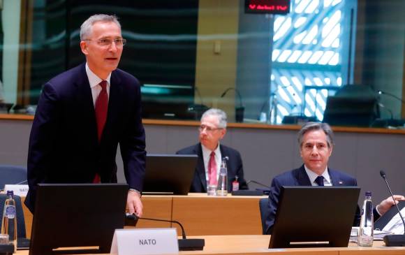 Jens Stoltenberg, secretario general de la OTAN. FOTO: EFE