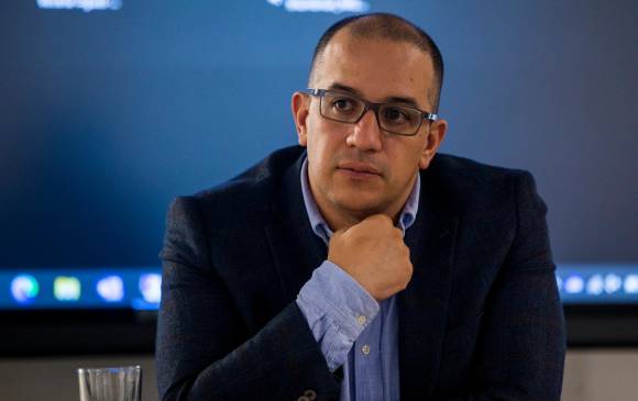 Jorge Carrilo es el tercer gerente de EPM nombrado por la administración de Daniel Quintero, desde 2020. FOTO: JULIO CÉSAR HERRERA.